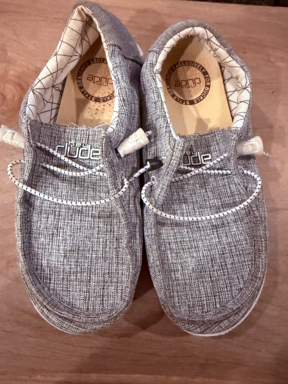 Kids Hey Dude Gray size 2
